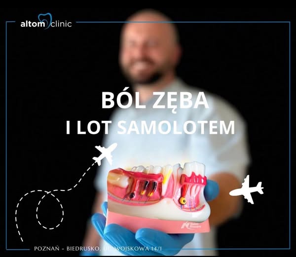 Ból zęba i lot samolotem