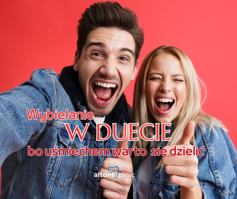Wybielanie w duecie – bo uśmiech najlepiej dzieli