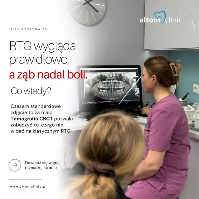 RTG wygląda prawidłowo, a ząb nadal boli